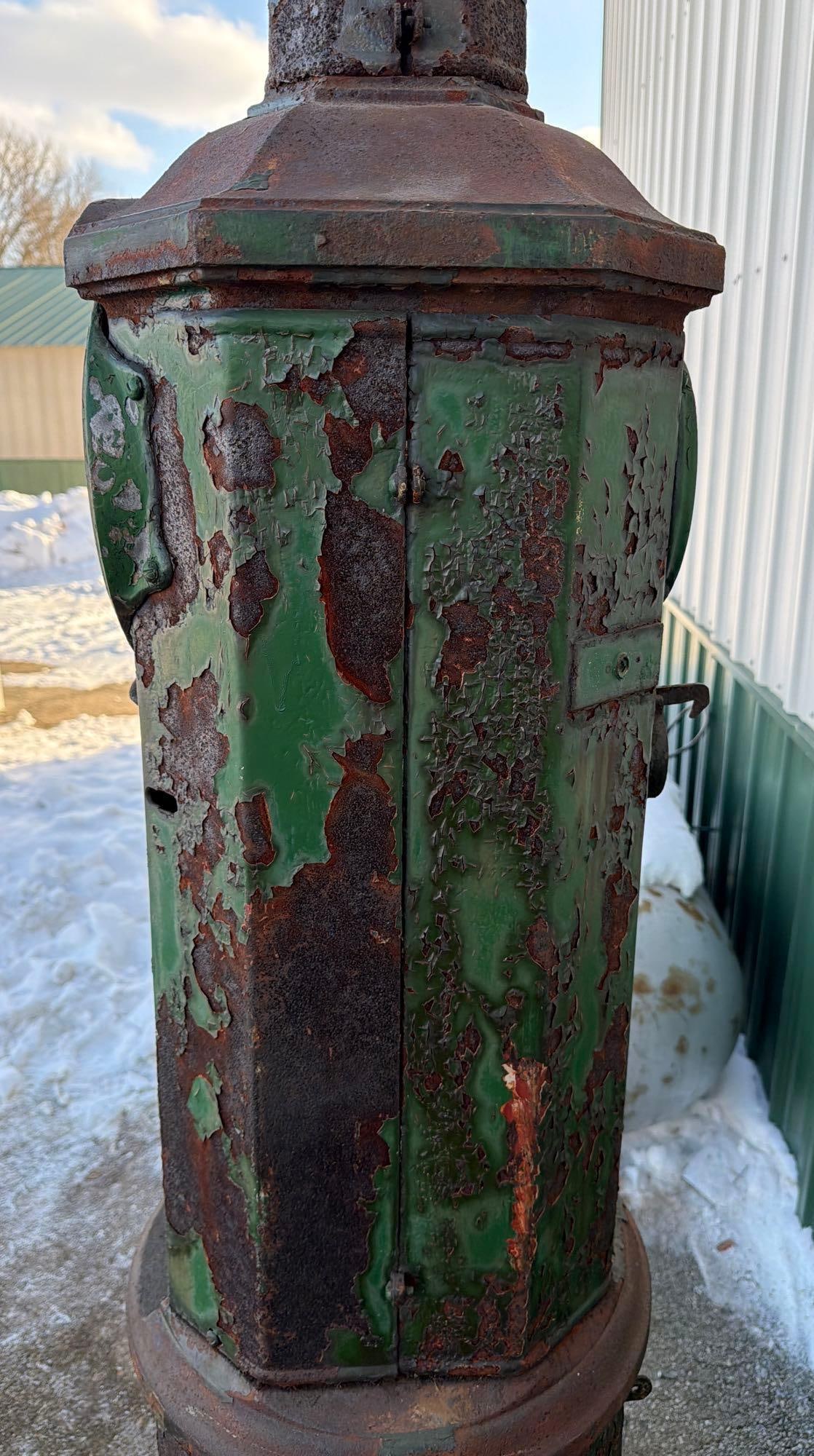 National Model #60 "Simplex" Clock Face Gas Pump - 6