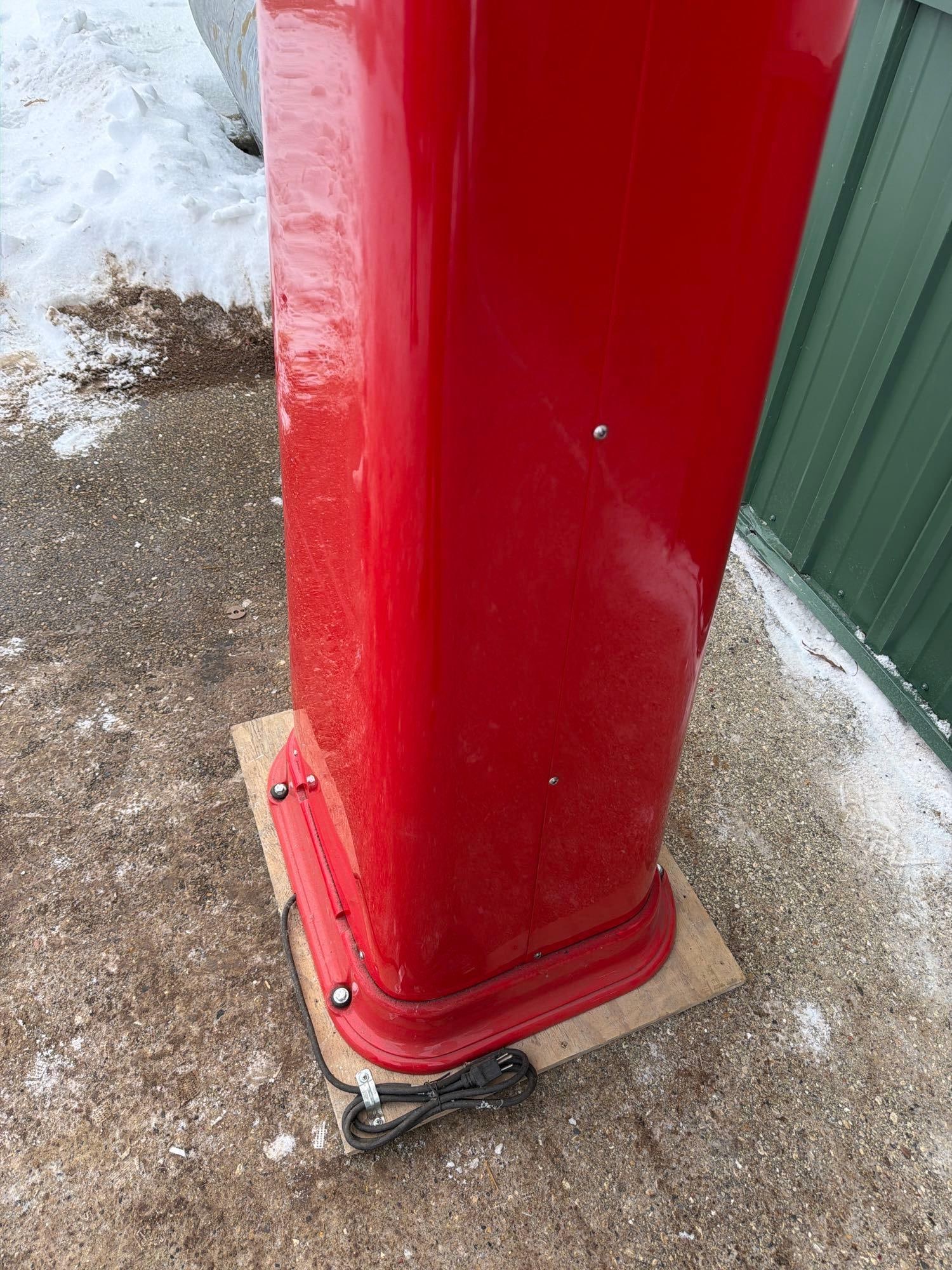 1930's Ecometer Clock Face Gas Pump (restored) - 12