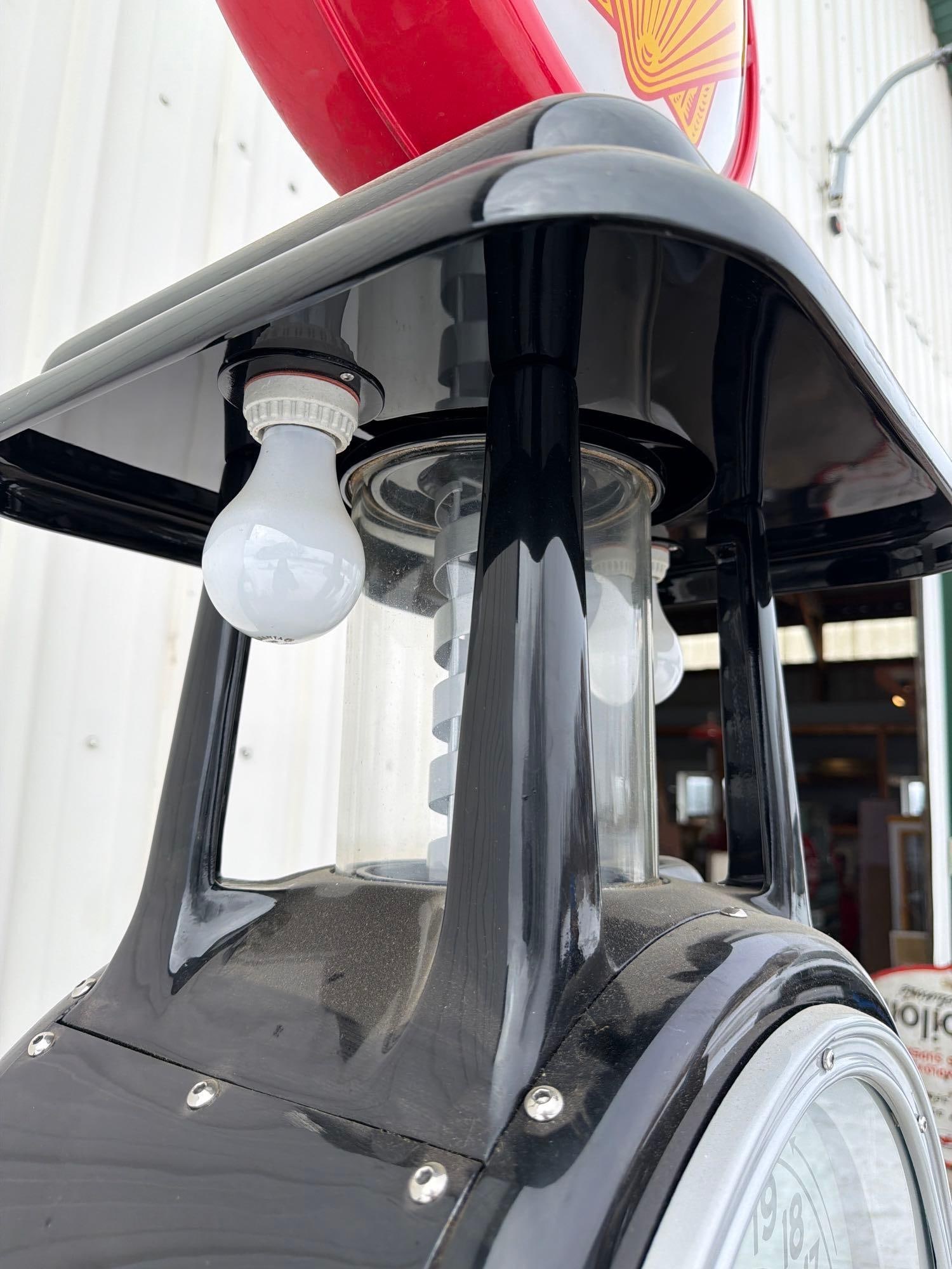 1930's Ecometer Clock Face Gas Pump (restored) - 13