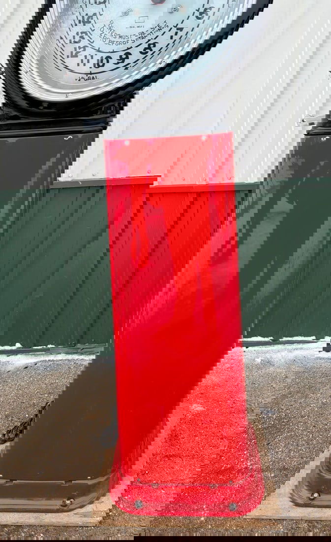 1930's Ecometer Clock Face Gas Pump (restored) - 3