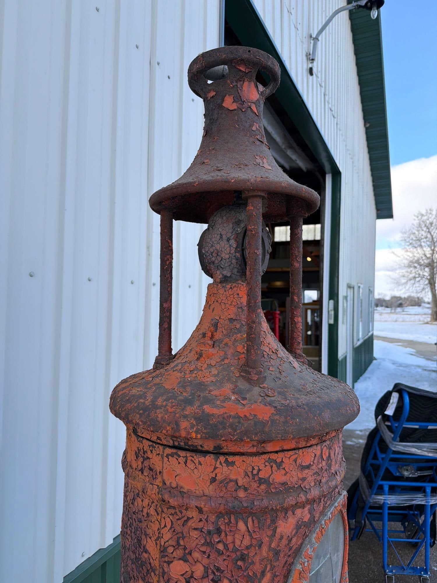 Dayton Model #100 Clock Face Gas Pump - 7