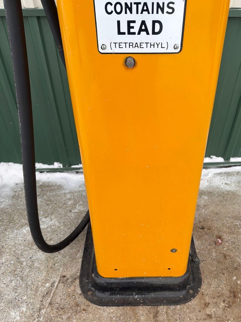 1932 Rush Model #M-2 Clock Face Gas Pump (restored) - 12