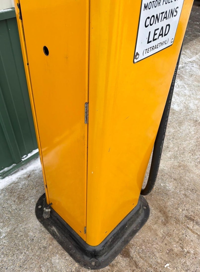 1932 Rush Model #M-2 Clock Face Gas Pump (restored) - 6