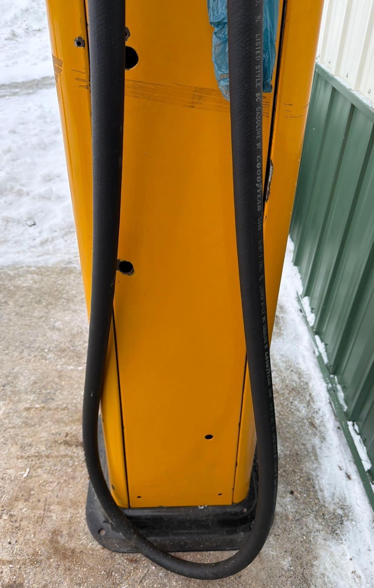 1932 Rush Model #M-2 Clock Face Gas Pump (restored) - 7