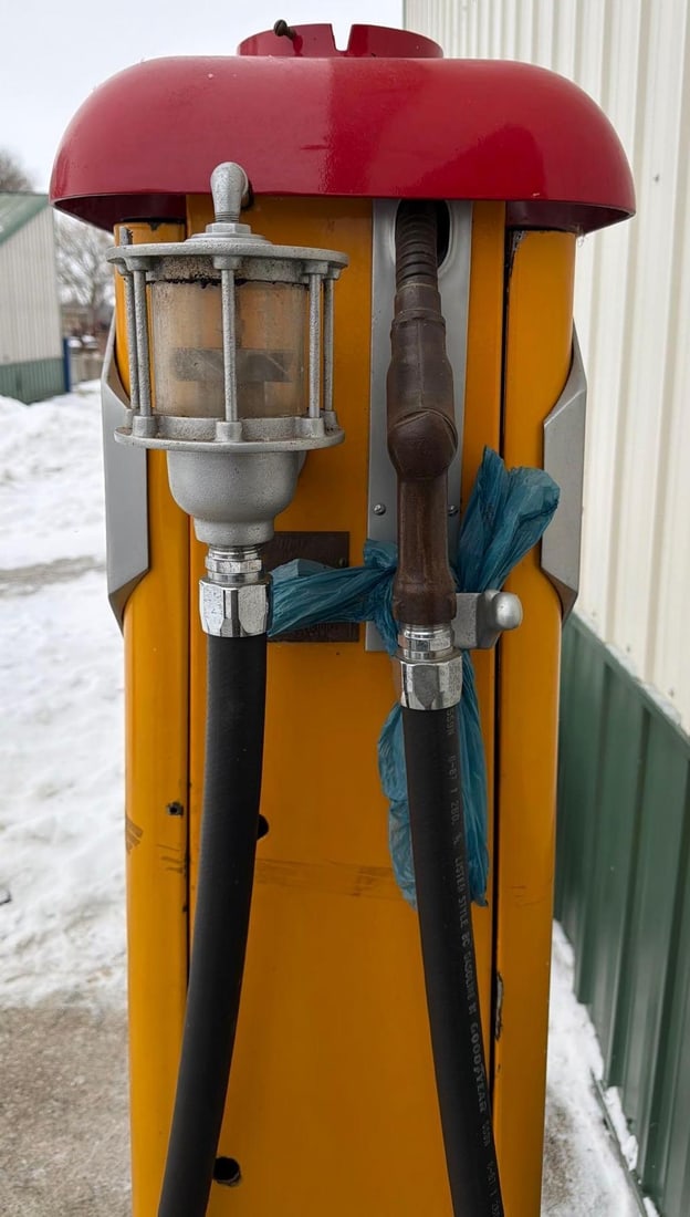 1932 Rush Model #M-2 Clock Face Gas Pump (restored) - 8