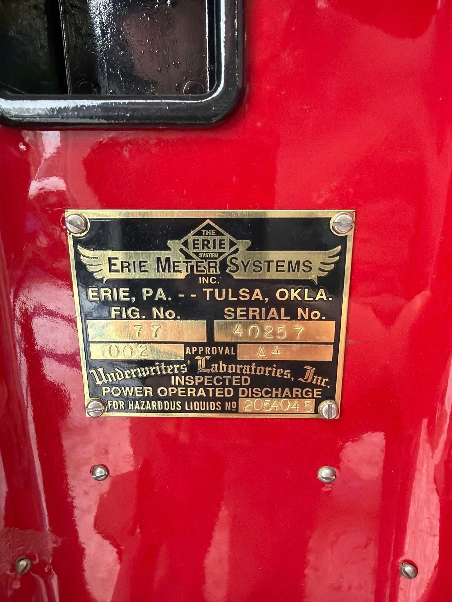 Erie Model #90 Computing Gas Pump (restored) - 10