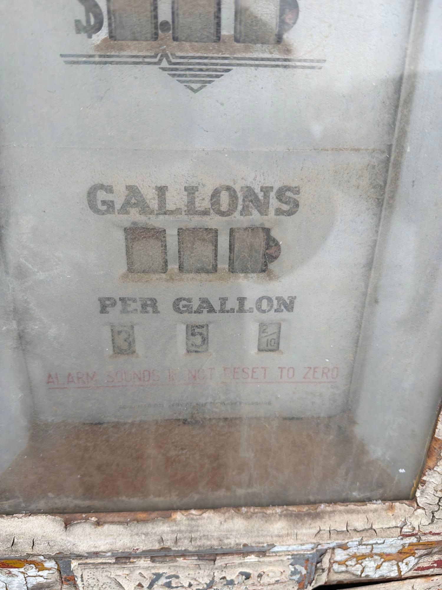 Rare 1937 Wayne Model #60-A Computing Gas Pump - 3