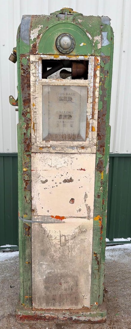 Rare 1937 Wayne Model #60-A Computing Gas Pump - 9
