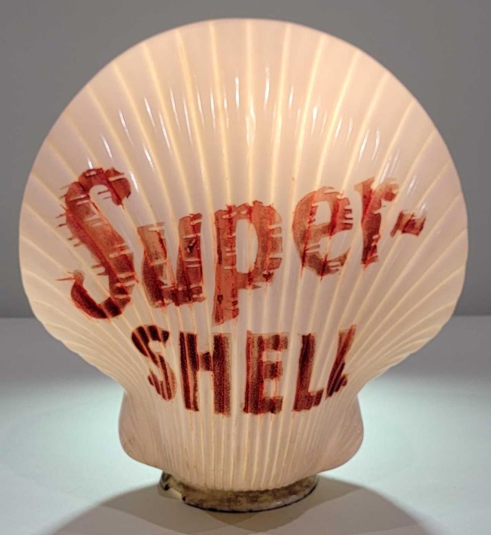 Early Super Shell OPC Milk Glass Globe (TAC) (1 of 4)