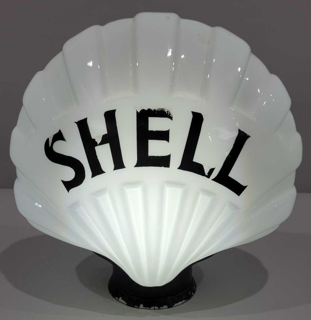 Shell OPC Milk Glass Globe (TAC) (1 of 2)