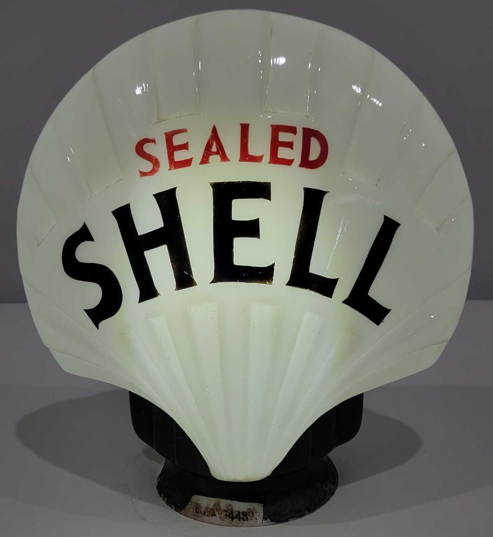 Sealed Shell OPC Milk Glass Globe (TAC) (1 of 3)