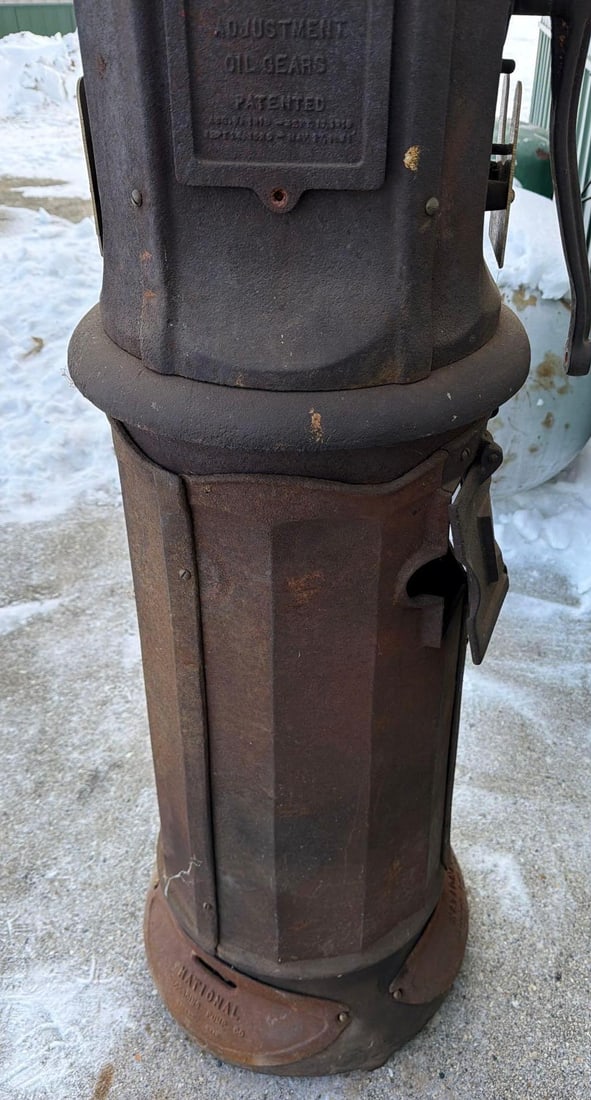 National Arcade Clock Face Gas Pump - 4