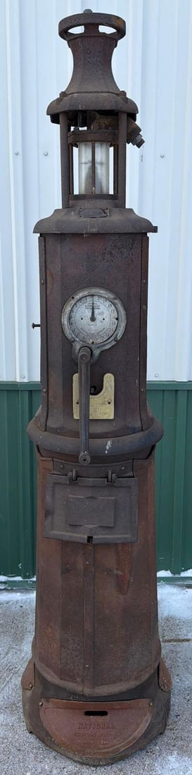 National Arcade Clock Face Gas Pump - 6