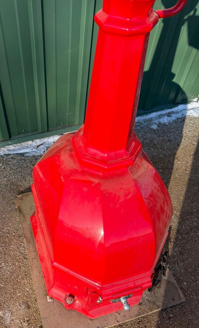 1941 Romort Arno Model #41 Air Meter w/Hose Reel Base - 4