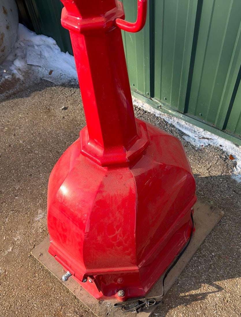 1941 Romort Arno Model #41 Air Meter w/Hose Reel Base - 5