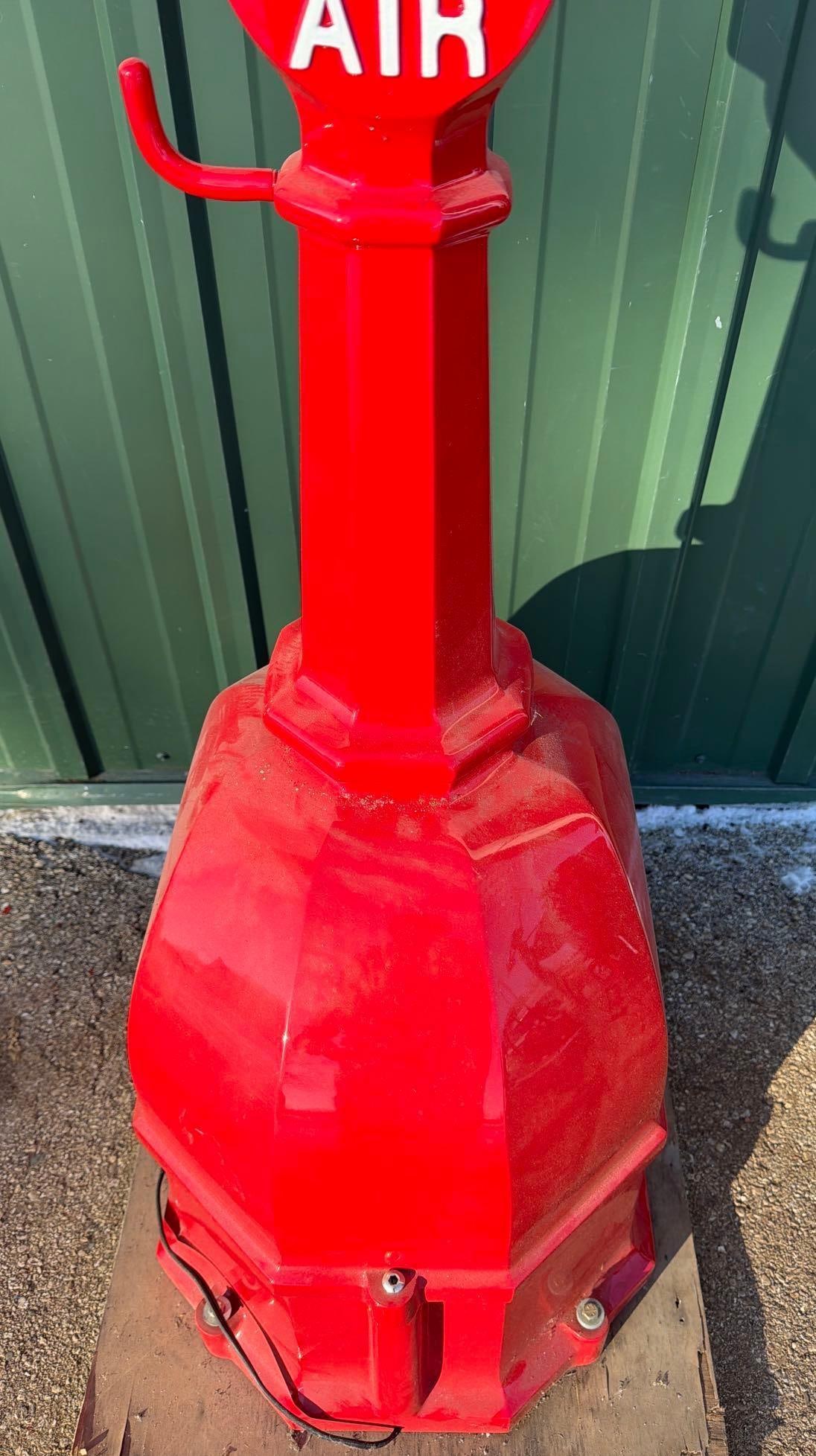 1941 Romort Arno Model #41 Air Meter w/Hose Reel Base - 8