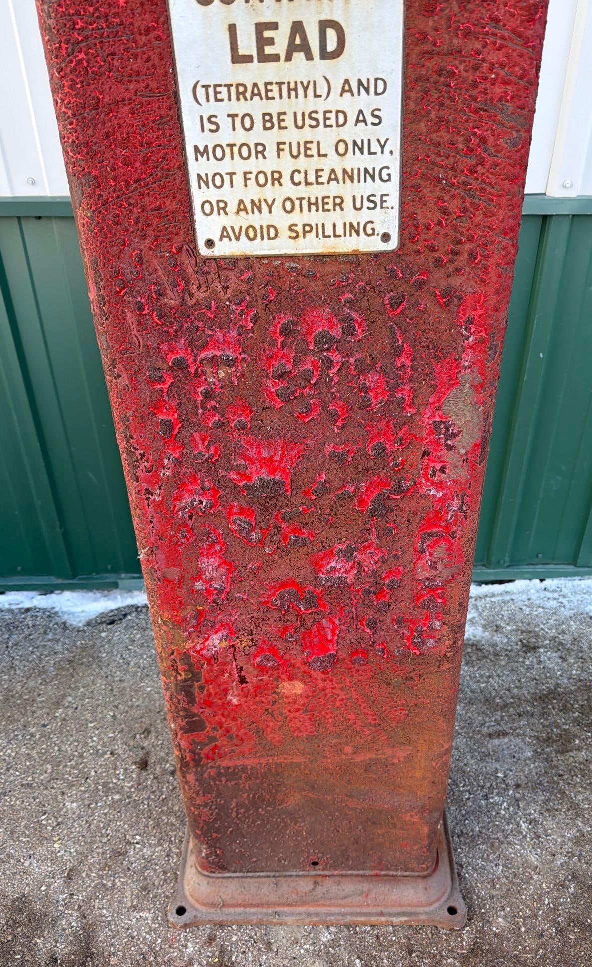 American Model #207 Clock Face Gas Pump - 10