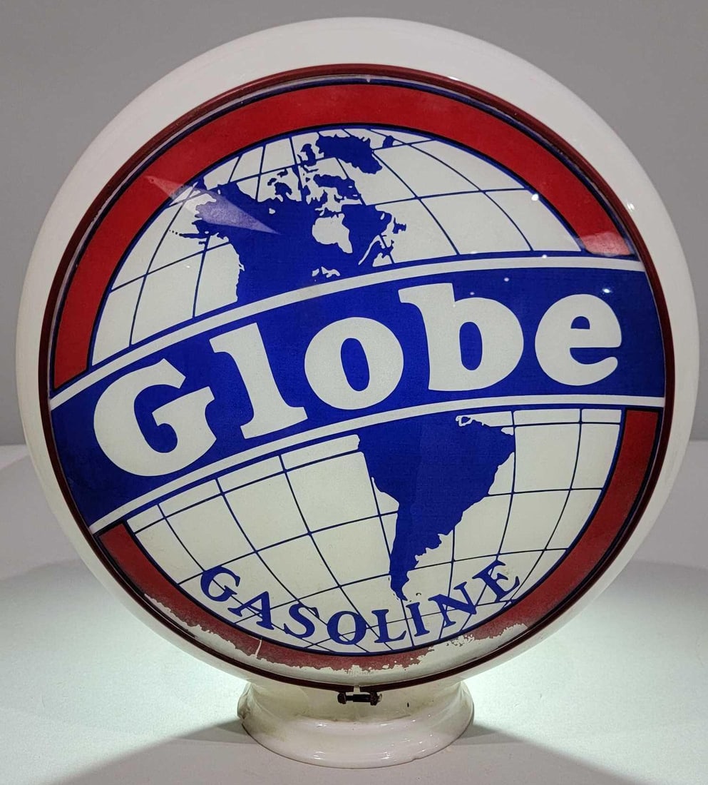 Globe Gasoline w/Western Hemisphere Globe Lenses (TAC) (1 of 2)