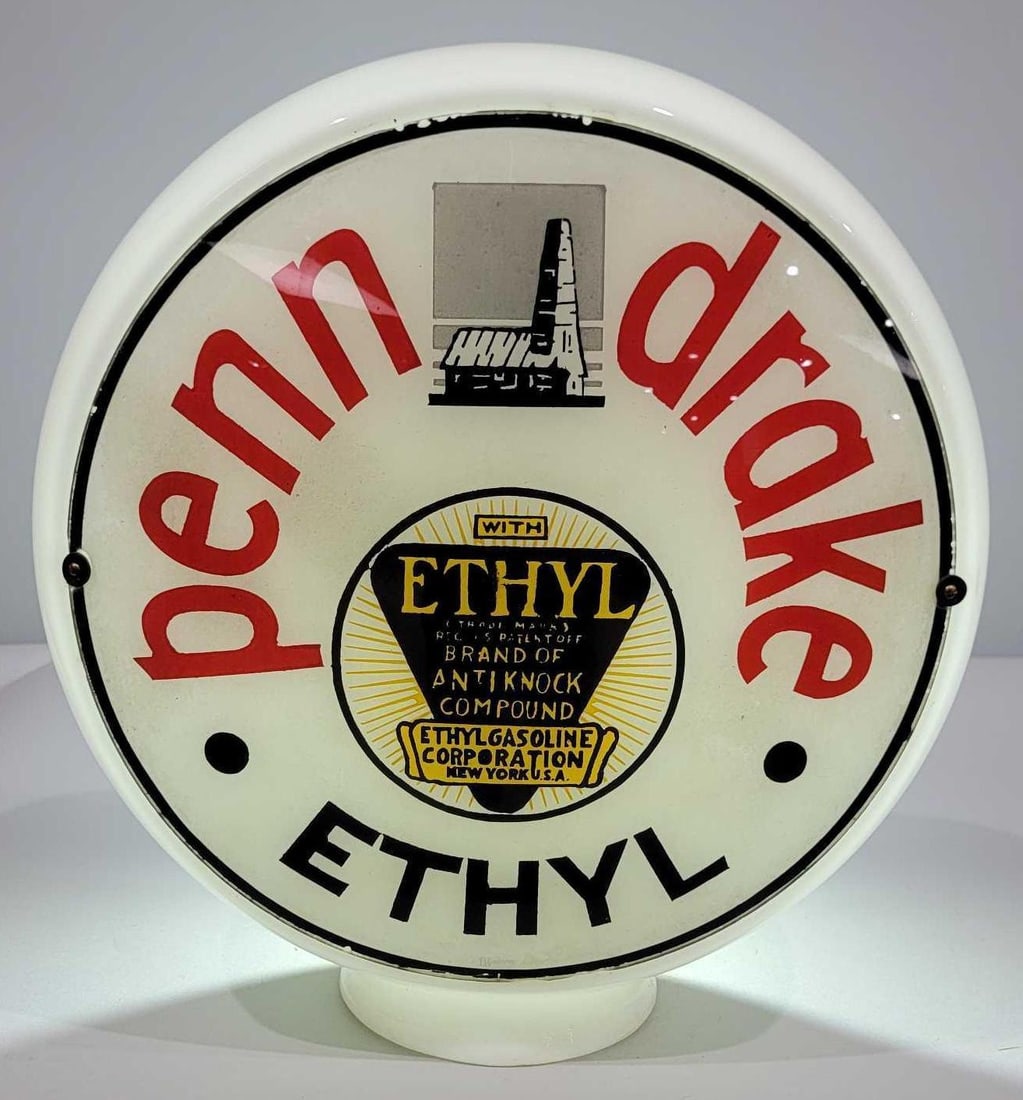 Penn Drake w/Ethyl Logo 13.5" Single Globe Lens (TAC) (1 of 2)