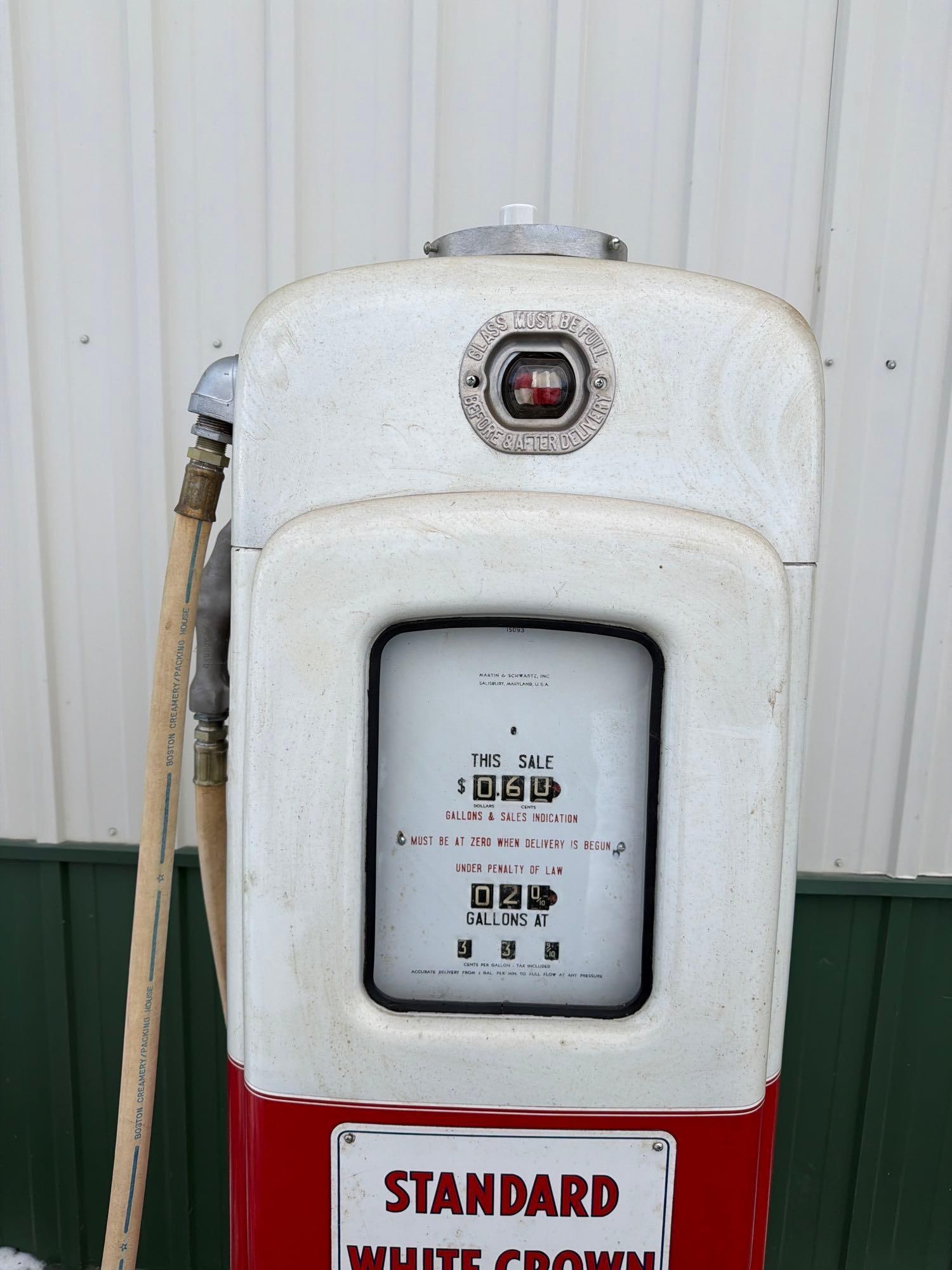 Martin & Schwartz Model #80 Tall Computing Gas Pump - 2