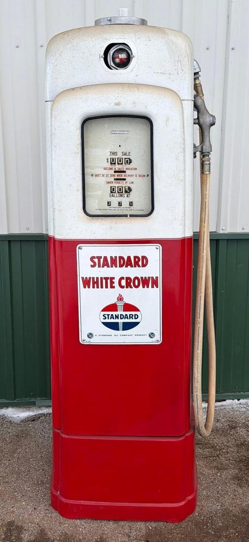 Martin & Schwartz Model #80 Tall Computing Gas Pump - 8