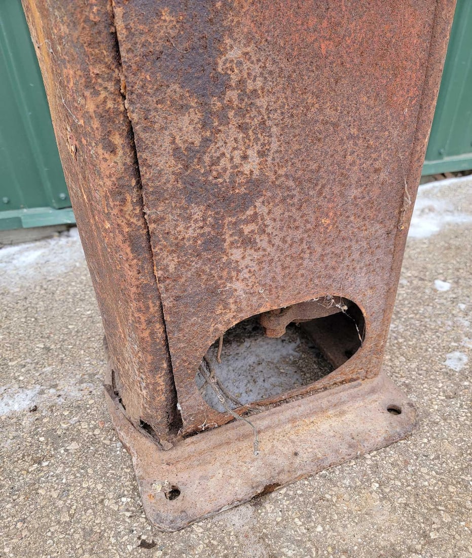 Bowser Red Sentry Curb Gas Pump - 2