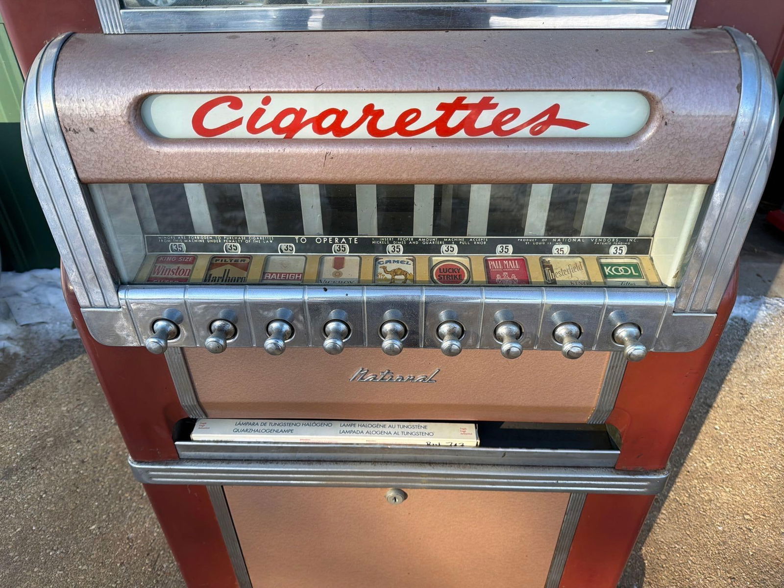 Coin-Operated Cigarette Machine - 2