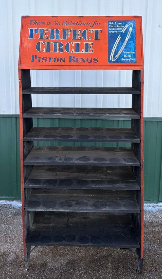 Perfect Circle Piston Rings Point of Sale Metal Display Rack (1 of 6)