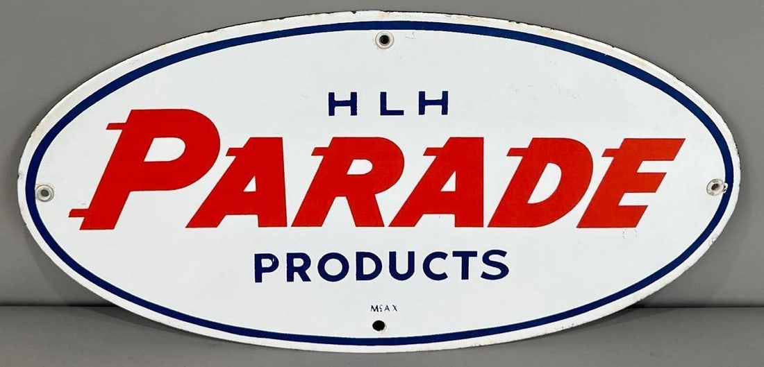 Parade Products Single-Sided Porcelain Sign (1 of 3)