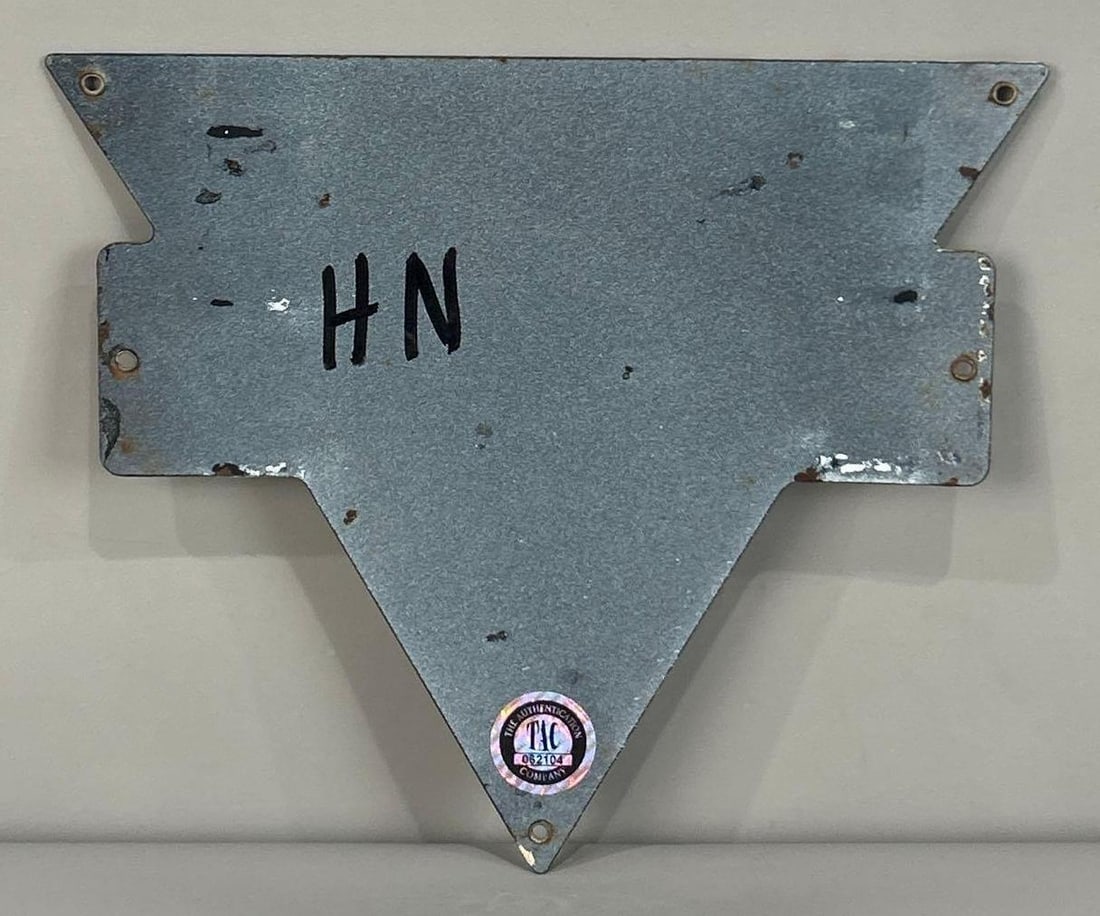 Conoco Porcelain Pump Plate - 2