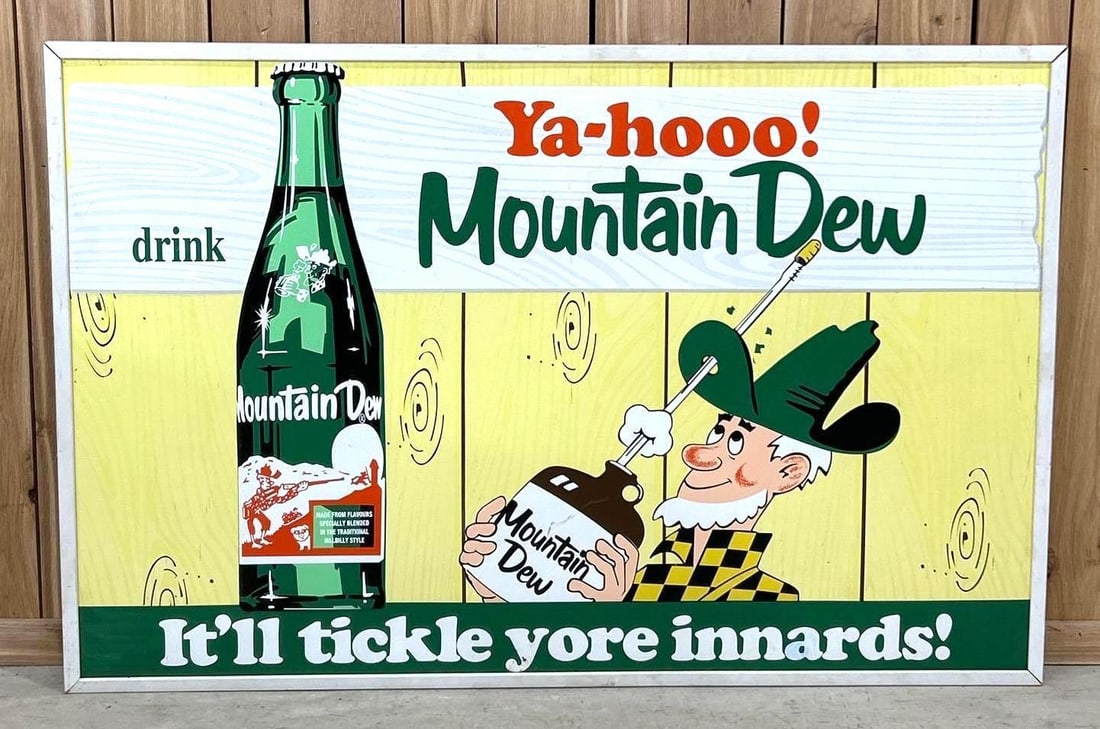 Reproduction Mountain Dew Metal Sign (1 of 4)
