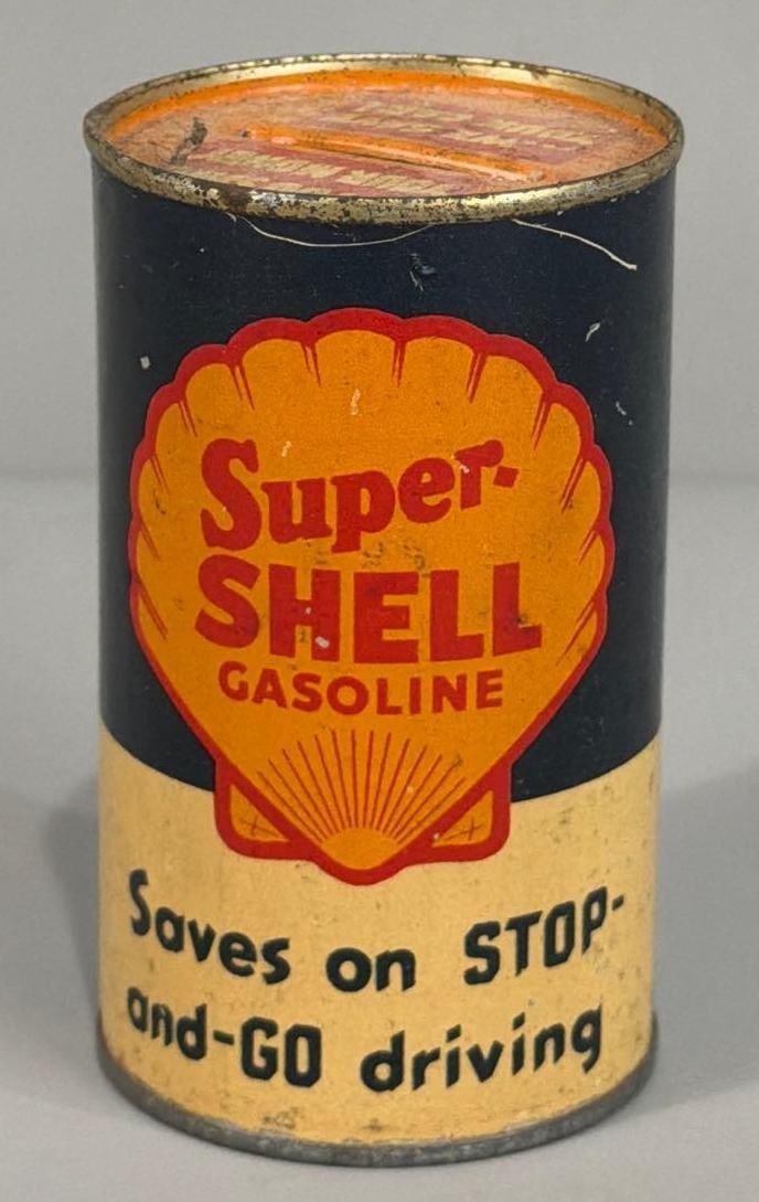 Super Shell Oil Can Coin Bank (1 of 3)
