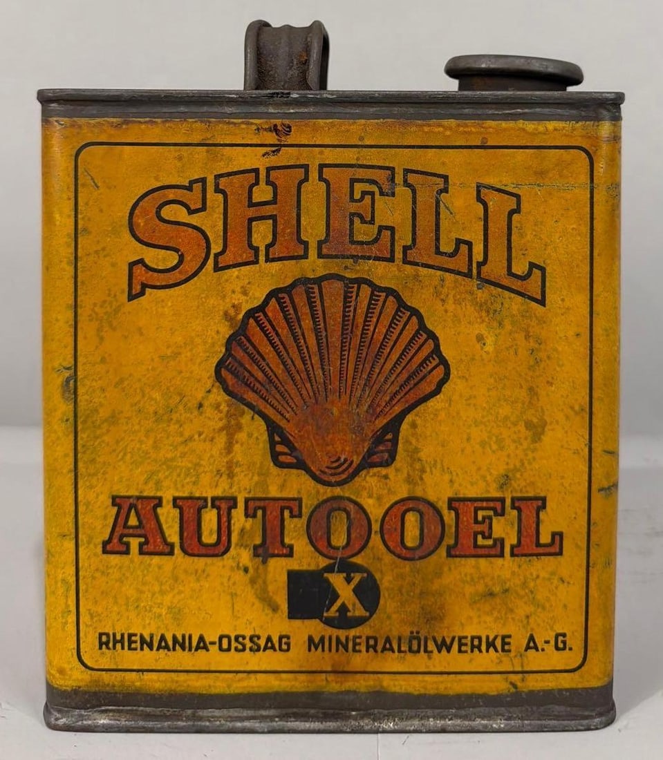 Shell Autooele w/Logo Liter? Metal Can (1 of 4)