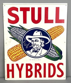 Stull Hybrids Single-Sided Tin Sign W/ Corn Graphic