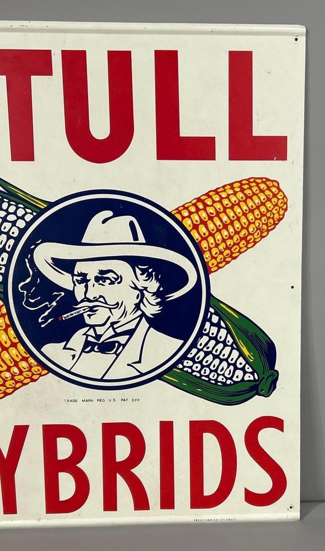 Stull Hybrids Single-Sided Tin Sign W/ Corn Graphic - 3