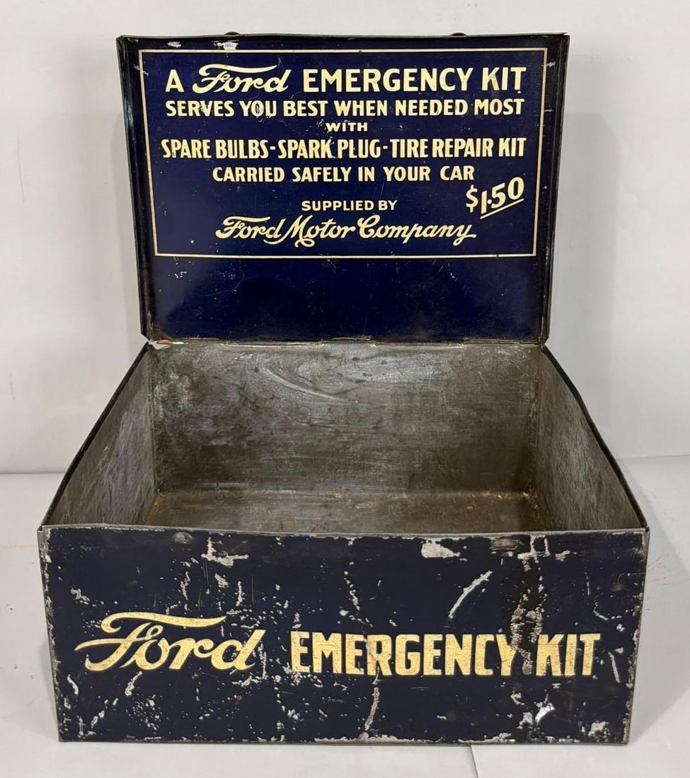 Ford Emergency Kit Metal Counter-Top Point of Sale Display (TAC) (1 of 3)
