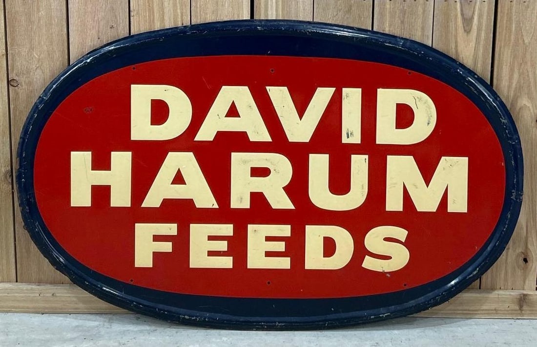 David Harum Feeds Metal Sign (TAC) (1 of 5)