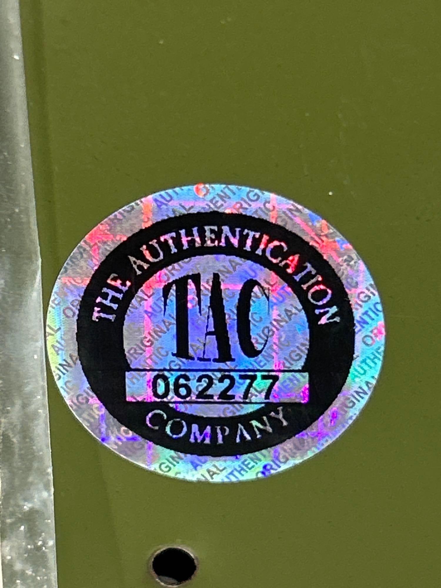 F & D Cigars Embossed Tin Sign - 5