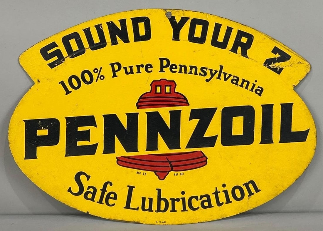 Pennzoil "Sound Your Z" Die-Cut Sign (1 of 5)