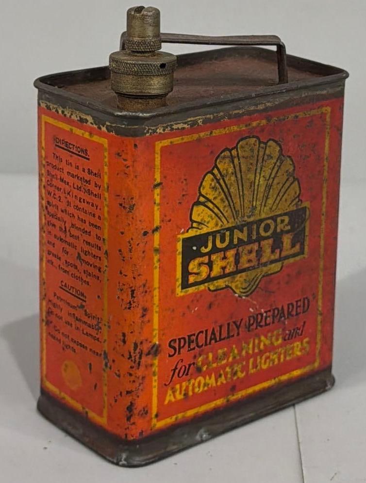 Junior Shell Lighter Fluid Metal Can - 3