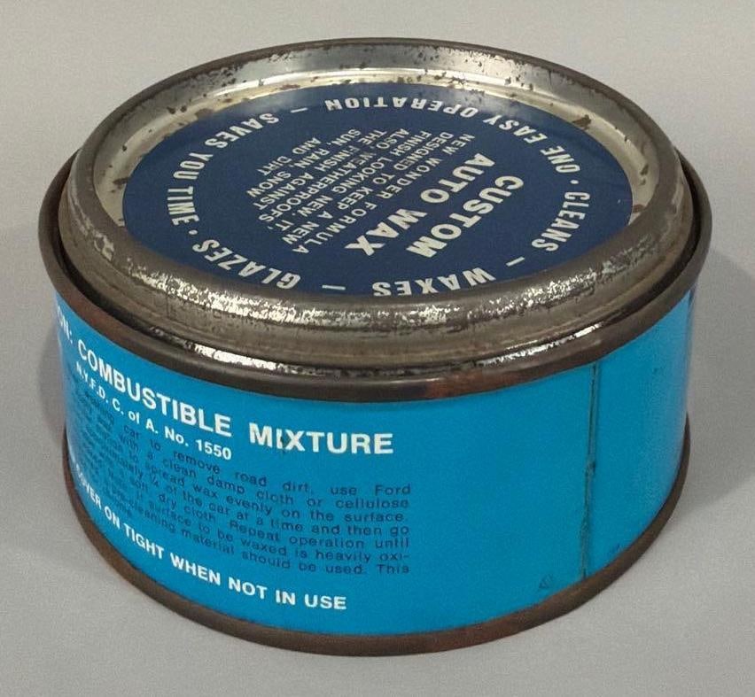 Ford Custom Wax Metal Can - 2
