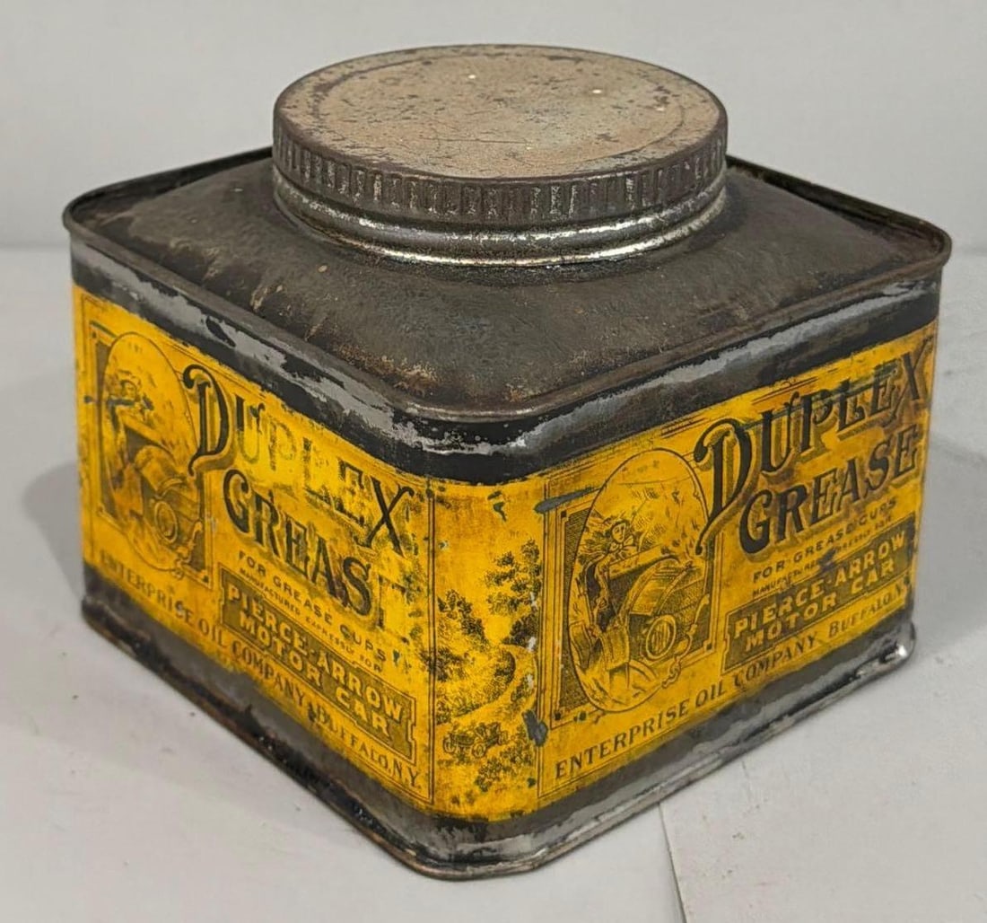 Duplex Grease Three Pound Metal Can - 2