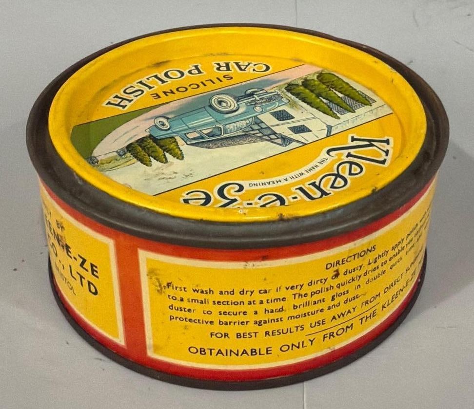 Kleen-e-eze Car Polish Metal Can - 2
