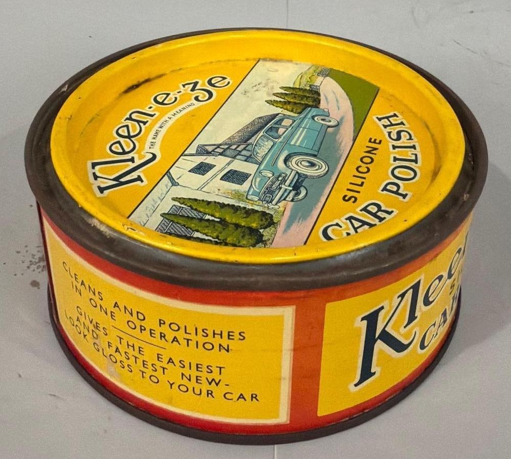 Kleen-e-eze Car Polish Metal Can - 3