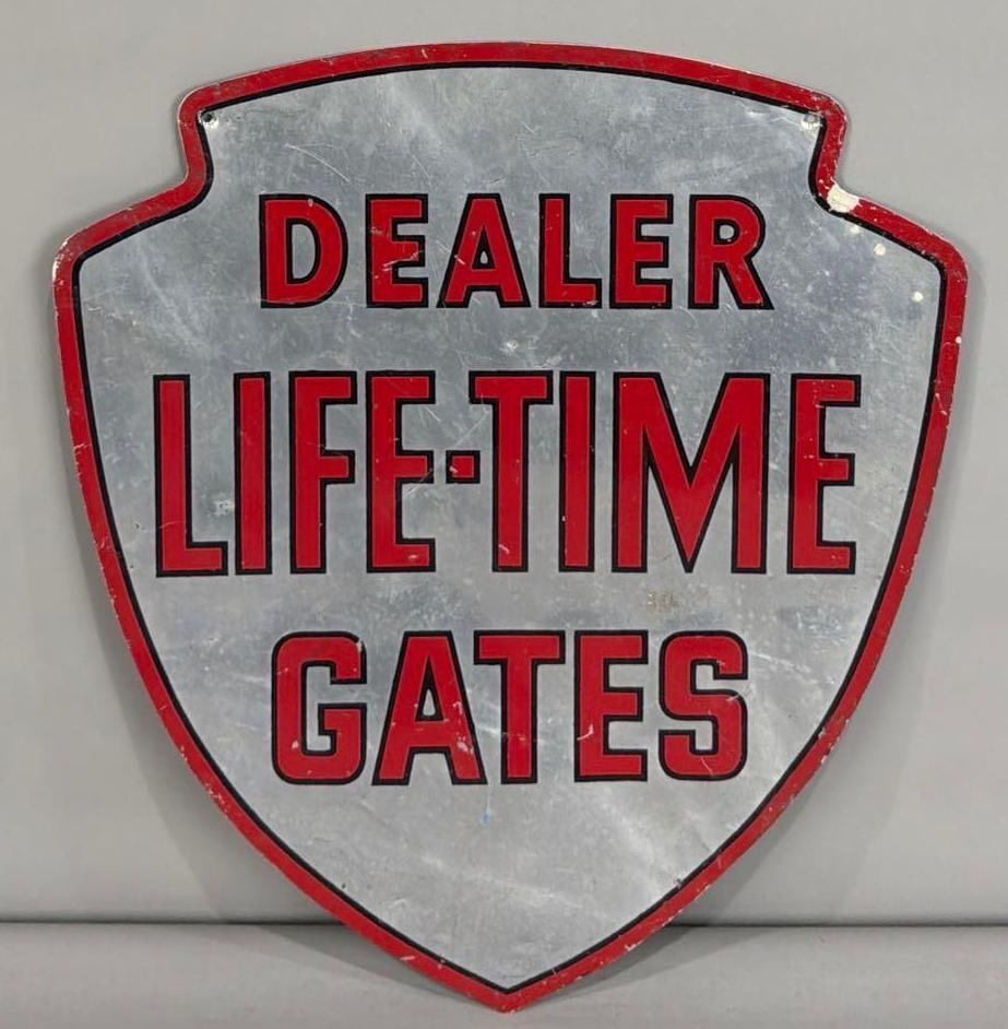 Dealer Life-Time Gates Single-Sided Sign (1 of 4)