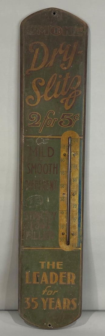 Smoke Dry-Slits Thermometer Sign (1 of 5)