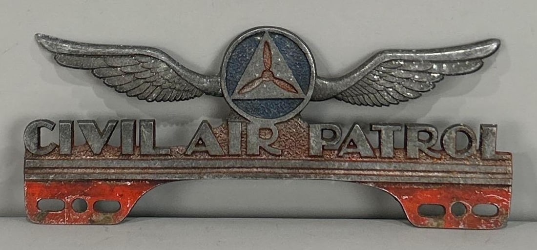 Civil Air Patrol Cast Aluminum License Plate Attachment (1 of 2)