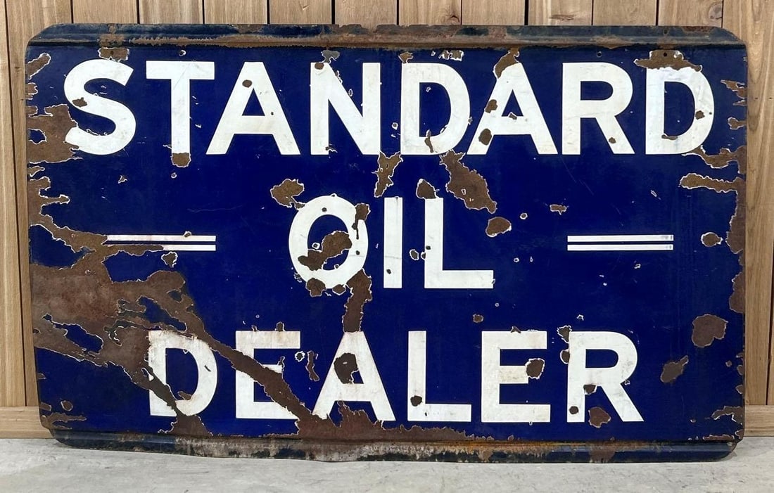 Standard Oil Company Porcelain Sign (1 of 6)