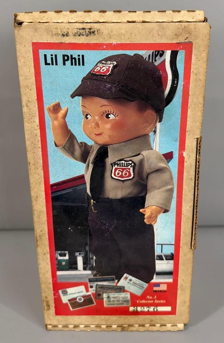LIl Phil Phillips 66 Doll NIB: NIB, 12"T., in excellent condition.
