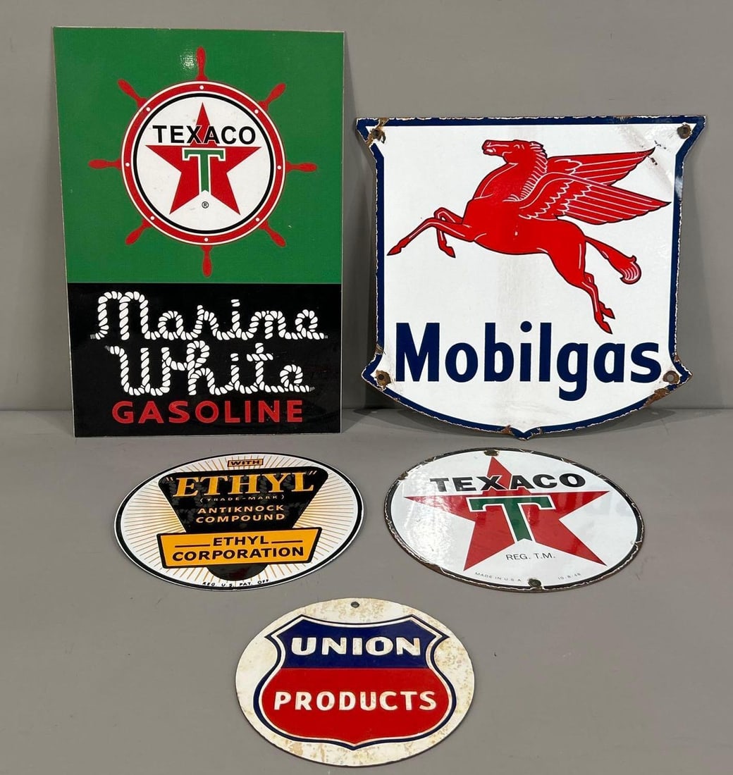 5-Reproduction or Cutout Signs: all for one money.